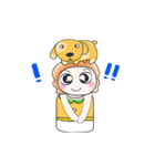 ...Mr. Tamura and dog..^_^（個別スタンプ：11）