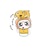 ...Mr. Tamura and dog..^_^（個別スタンプ：22）