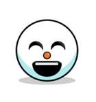 Snoji Face Stickers - Winter Emoji Meme（個別スタンプ：6）