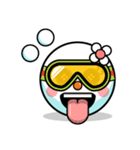 Snoji Face Stickers - Winter Emoji Meme（個別スタンプ：17）