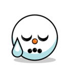 Snoji Face Stickers - Winter Emoji Meme（個別スタンプ：24）