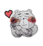 Lovely Black Bear（個別スタンプ：5）