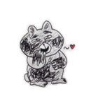 Lovely Black Bear（個別スタンプ：9）