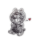 Lovely Black Bear（個別スタンプ：10）