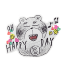 Lovely Black Bear（個別スタンプ：18）