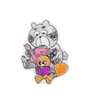 Lovely Black Bear（個別スタンプ：32）