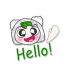 Hello！！ My name is Savamura. Good Luck！！（個別スタンプ：1）