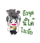 Mr. Kato. I love dog！ ^_^（個別スタンプ：38）