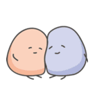 Poached egg and his friend（個別スタンプ：19）