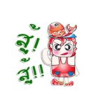 Mr. Setsuna. I love fish. ^_^（個別スタンプ：19）