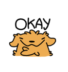 Crazy dog and my crazy world 2（個別スタンプ：1）