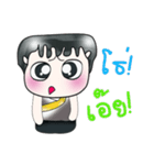 Hello！ My name is Kato. ^_^（個別スタンプ：7）