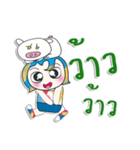 Mr. Nada. I love pig. ^_^（個別スタンプ：34）