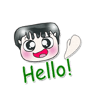 Ha Ha Ha！！ My name is Kato.^_^（個別スタンプ：1）