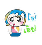 Hi！ My name is Nada. ^_^（個別スタンプ：7）