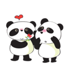 Panda Cute cute（個別スタンプ：13）