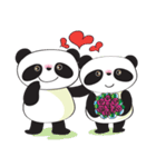 Panda Cute cute（個別スタンプ：14）