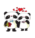 Panda Cute cute（個別スタンプ：17）