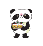 Panda Cute cute（個別スタンプ：21）