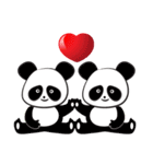 Panda Cute cute（個別スタンプ：29）