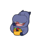 Pota The Hippo : animated（個別スタンプ：4）