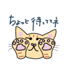 よく使う言葉(我が家の猫たち）（個別スタンプ：4）