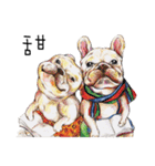 Bonbonfrenchie funny stickers（個別スタンプ：20）