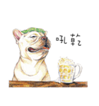 Bonbonfrenchie funny stickers（個別スタンプ：34）