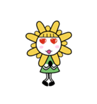 Lovely Sun Flowers（個別スタンプ：3）