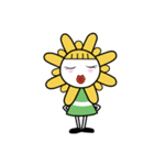 Lovely Sun Flowers（個別スタンプ：7）