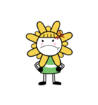 Lovely Sun Flowers（個別スタンプ：10）