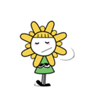 Lovely Sun Flowers（個別スタンプ：11）