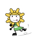 Lovely Sun Flowers（個別スタンプ：14）