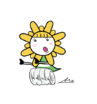 Lovely Sun Flowers（個別スタンプ：25）