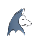 Blue husky（個別スタンプ：7）