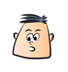 Big square face man（個別スタンプ：19）