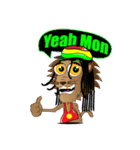Jamaican Rasta Cat（個別スタンプ：1）