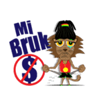 Jamaican Rasta Cat（個別スタンプ：15）