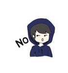 F Hoodie boy（個別スタンプ：3）