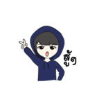 F Hoodie boy（個別スタンプ：5）