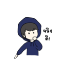 F Hoodie boy（個別スタンプ：10）
