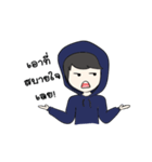 F Hoodie boy（個別スタンプ：12）