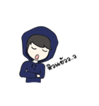 F Hoodie boy（個別スタンプ：14）