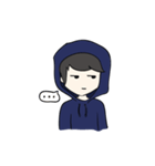 F Hoodie boy（個別スタンプ：15）