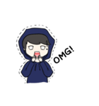 F Hoodie boy（個別スタンプ：16）