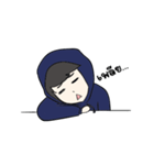 F Hoodie boy（個別スタンプ：17）