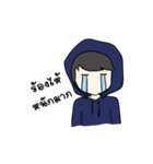 F Hoodie boy（個別スタンプ：31）