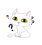 White Cat Lady（個別スタンプ：1）