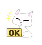 White Cat Lady（個別スタンプ：2）