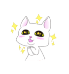 White Cat Lady（個別スタンプ：4）